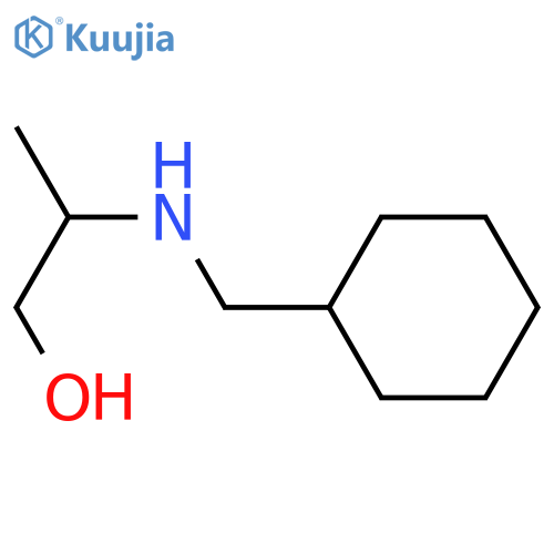 2-[(cyclohexylmethyl)amino]propan-1-ol structure