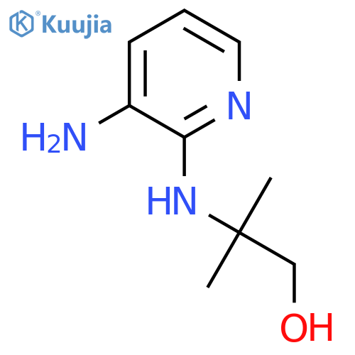 2-[(3-Amino-2-pyridinyl)amino]-2-methyl-1-propanol structure