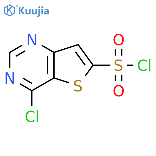 4-chlorothieno3,2-dpyrimidine-6-sulfonyl chloride structure