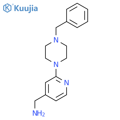 [2-(4-Benzylpiperazin-1-yl)pyridin-4-yl]methylamine structure