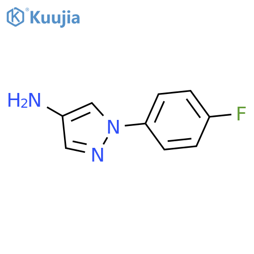 1-(4-fluorophenyl)-1H-pyrazol-4-amine structure