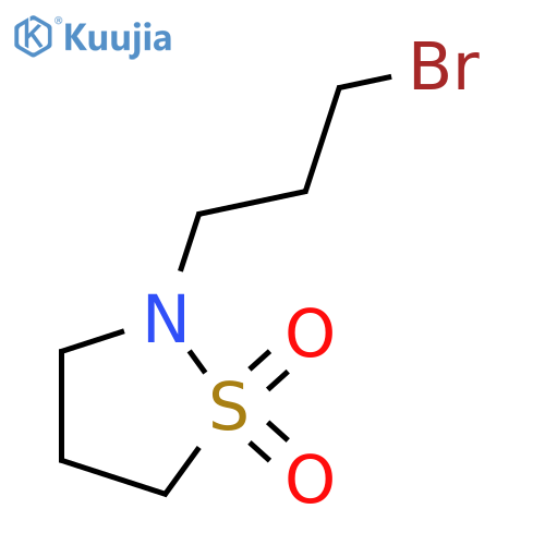 2-(3-bromopropyl)-1lambda6,2-thiazolidine-1,1-dione structure