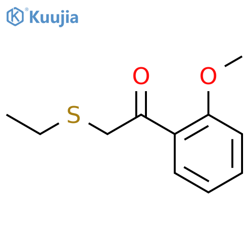 2-(Ethylthio)-1-(2-methoxyphenyl)ethan-1-one structure