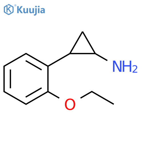 2-(2-ethoxyphenyl)cyclopropan-1-amine structure