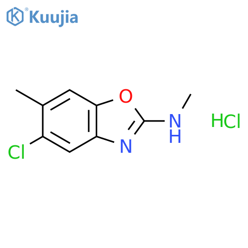 (5-Chloro-6-methyl-1,3-benzoxazol-2-yl)methylamine Hydrochloride structure