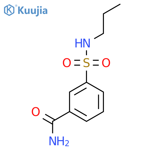 3-(propylsulfamoyl)benzamide structure
