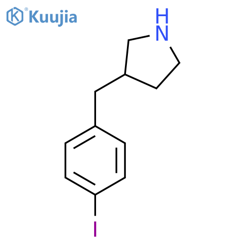 3-(4-iodophenyl)methylpyrrolidine structure
