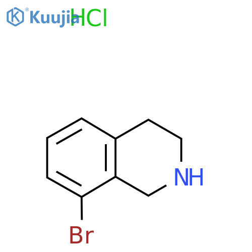 8-Bromo-1,2,3,4-tetrahydroisoquinoline hydrochloride structure