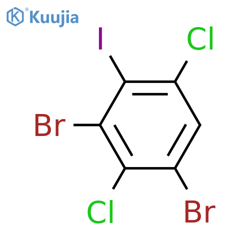 1,3-dibromo-2,5-dichloro-4-iodobenzene structure