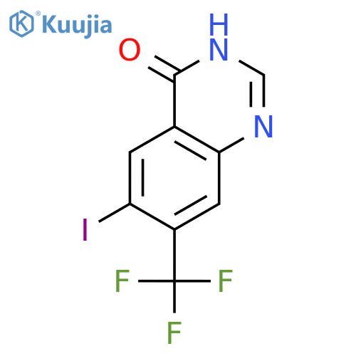 6-Iodo-7-(trifluoromethyl)quinazolin-4-ol structure