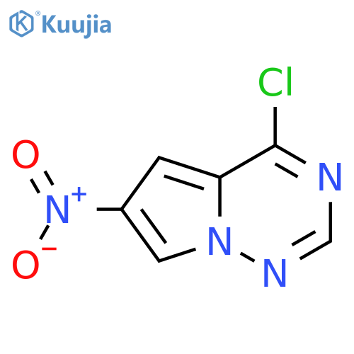 4-chloro-6-nitropyrrolo[2,1-f][1,2,4]triazine structure