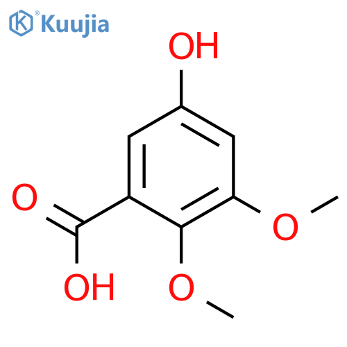 5-hydroxy-2,3-dimethoxybenzoic acid structure