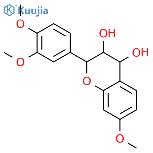 3,4-Dihydroxy-3',4',7-trimethoxyflavan structure