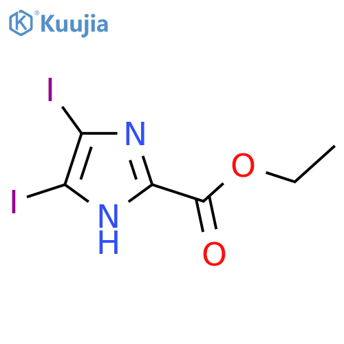 ETHYL 4,5-DIIODO-1H-IMIDAZOLE-2-CARBOXYLATE structure