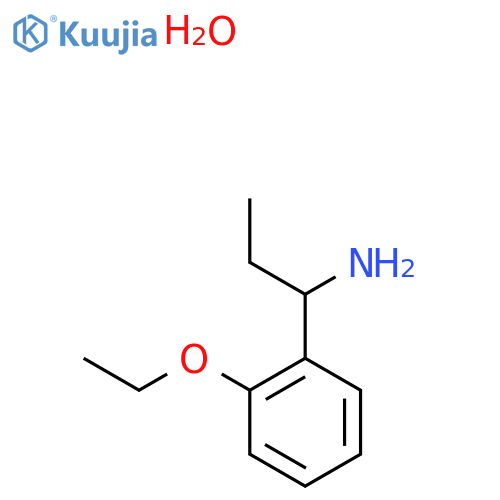 1-(2-Ethoxyphenyl)propan-1-amine hydrate structure