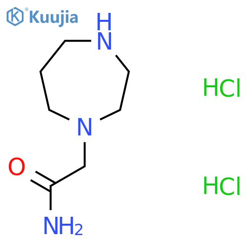 2-(1,4-Diazepan-1-yl)acetamide dihydrochloride structure