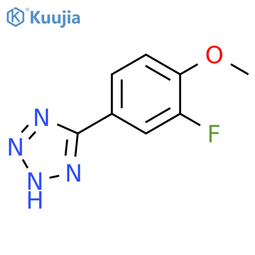 2H-Tetrazole, 5-(3-fluoro-4-methoxyphenyl)- structure