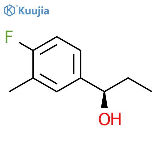 (1R)-1-(4-fluoro-3-methylphenyl)propan-1-ol structure