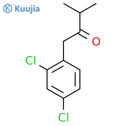 1-(2,4-Dichlorophenyl)-3-methylbutan-2-one structure