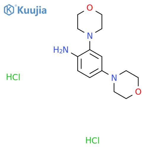 2,4-bis(morpholin-4-yl)aniline dihydrochloride structure