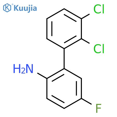 2-(2,3-Dichlorophenyl)-4-fluoroaniline structure