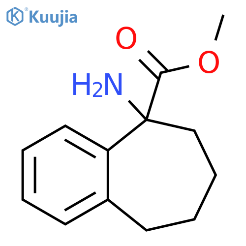 methyl 5-amino-6,7,8,9-tetrahydro-5H-benzo7annulene-5-carboxylate structure