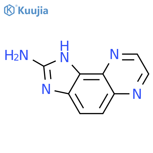 1H-Imidazo[4,5-f]quinoxalin-2-amine(9CI) structure