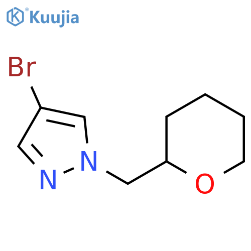 4-Bromo-1-[(oxan-2-yl)methyl]-1H-pyrazole structure