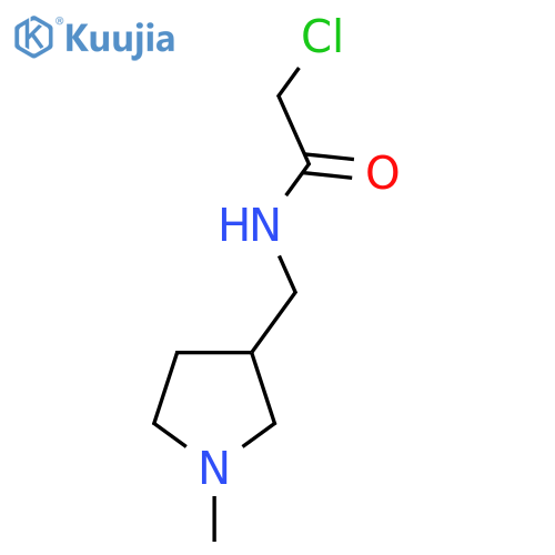 2-Chloro-N-(1-methyl-pyrrolidin-3-ylmethyl)-acetamide structure