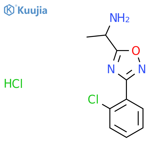 1-3-(2-Chloro-phenyl)-1,2,4oxadiazol-5-yl-ethylamine Hydrochloride structure