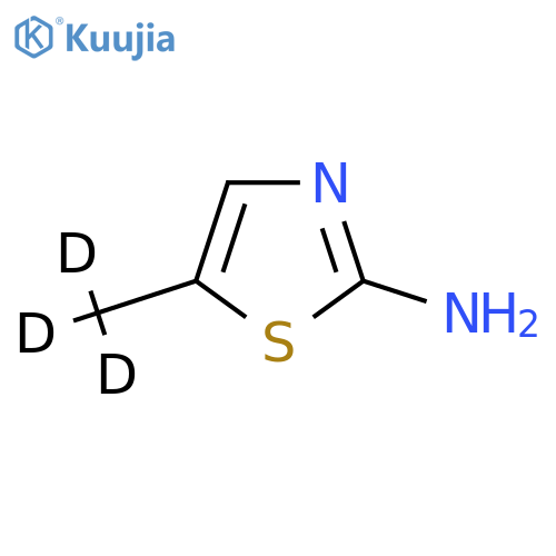 2-Amino-5-(methyl-d3)-thiazole structure