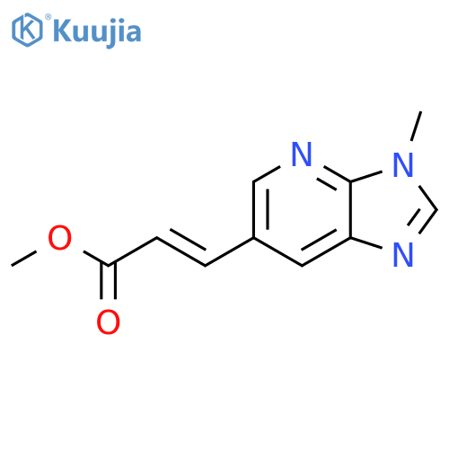 (E)-Methyl 3-(3-Methyl-3H-imidazo4,5-bpyridin-6-yl)acrylate structure
