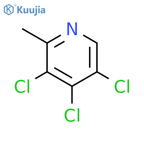 3,4,5-Trichloro-2-methylpyridine structure