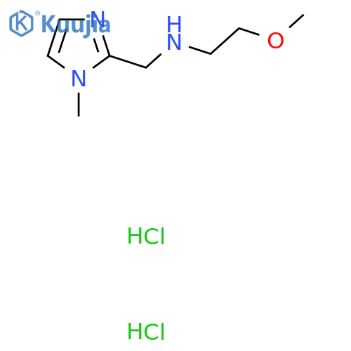 (2-Methoxyethyl)[(1-methyl-1H-imidazol-2-yl)methyl]amine dihydrochloride structure