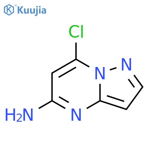 7-chloropyrazolo1,5-apyrimidin-5-amine structure