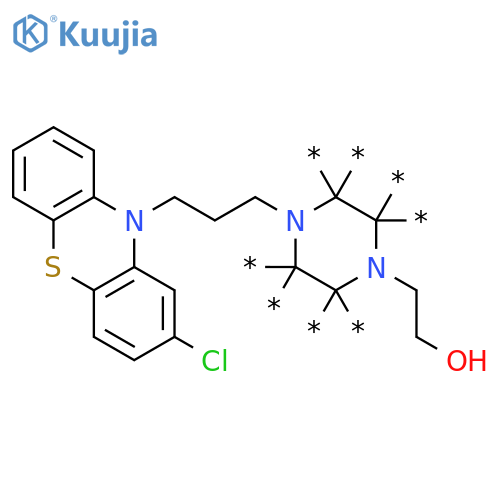 Perphenazine D8 HCl structure