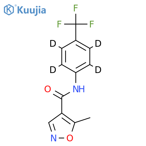 Leflunomide-d4 structure