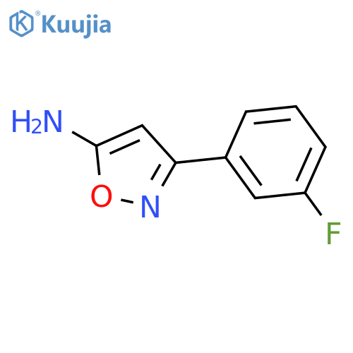 5-Amino-3-(3-fluorophenyl)isoxazole structure