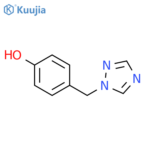 4-((1H-1,2,4-Triazol-1-yl)methyl)phenol structure