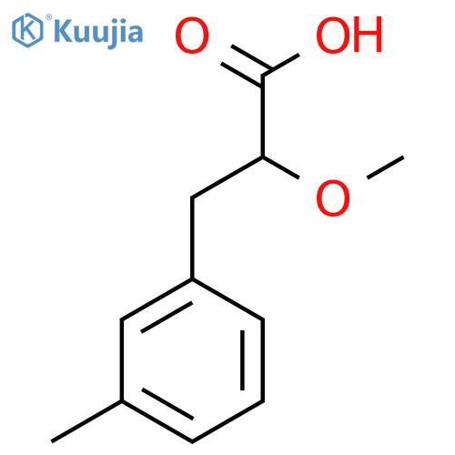 2-methoxy-3-(3-methylphenyl)propanoic acid structure
