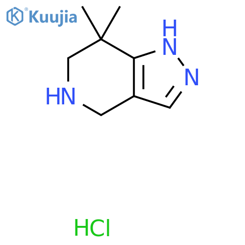 7,7-Dimethyl-4,5,6,7-tetrahydro-2H-pyrazolo4,3-cpyridine Hydrochloride structure