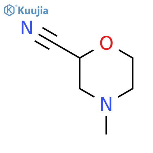 4-methylmorpholine-2-carbonitrile structure