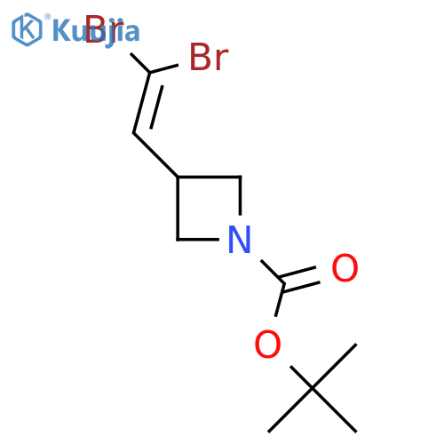 Tert-butyl 3-(2,2-dibromovinyl)azetidine-1-carboxylate structure
