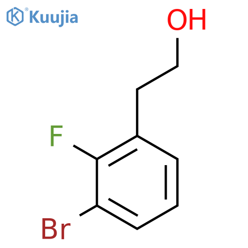 2-(3-Bromo-2-fluorophenyl)ethanol structure