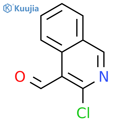 3-Chloroisoquinoline-4-carbaldehyde structure