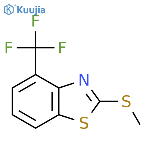 2-(Methylthio)-4-(trifluoromethyl)benzo[d]thiazole structure