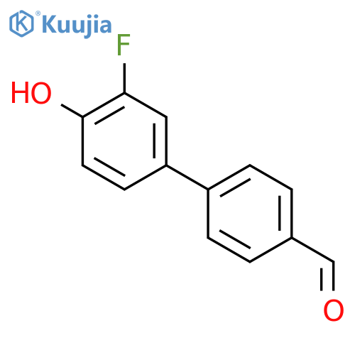 4-(3-fluoro-4-hydroxyphenyl)benzaldehyde structure