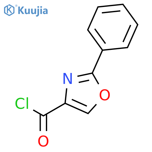 2-Phenyl-1,3-oxazole-4-carbonyl Chloride structure