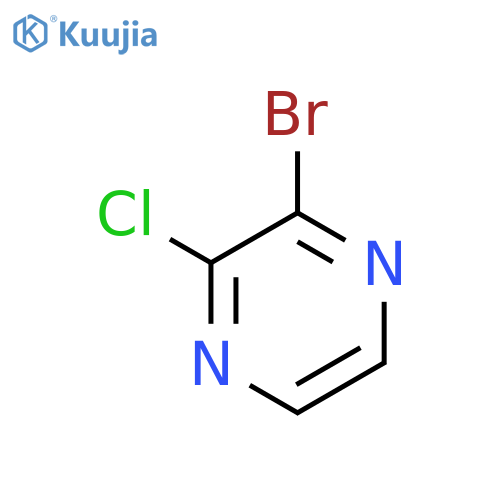 2-Bromo-3-chloropyrazine structure