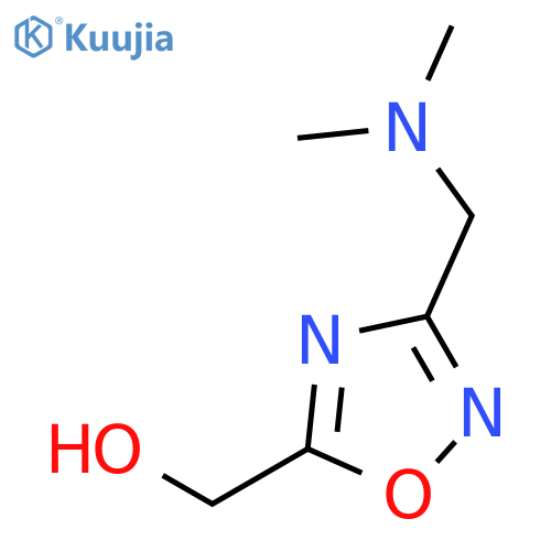 {3-(Dimethylamino)methyl-1,2,4-oxadiazol-5-yl}methanol structure
